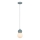 Rabalux - Candeeiro suspenso 1xG9/38W/230V azul