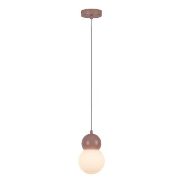 Rabalux - Candeeiro suspenso 1xG9/38W/230V rosa