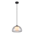 Rabalux - Candeeiro suspenso 1xG9/5W/230V fumado