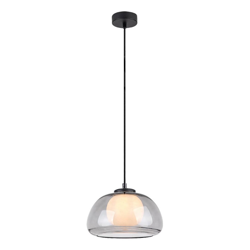 Rabalux - Candeeiro suspenso 1xG9/5W/230V fumado
