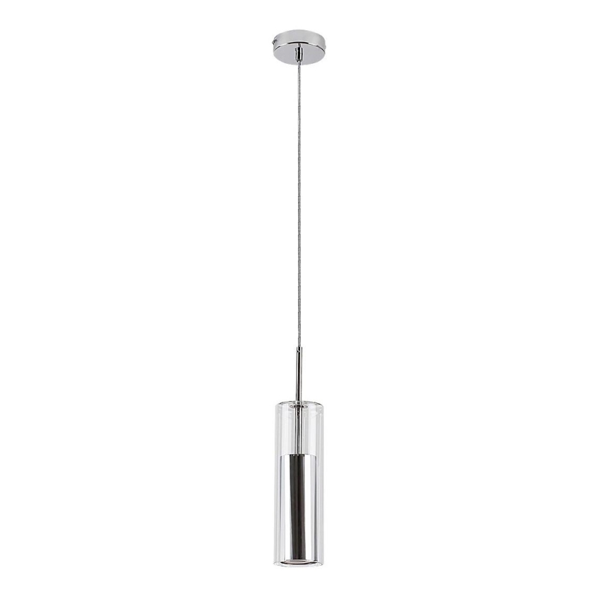 Rabalux - Candeeiro suspenso 1xGU10/50W/230V transparente/cromado brilhante