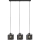 Rabalux - Candeeiro suspenso 3xE27/40W/230V preto
