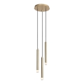 Rabalux - Candeeiro suspenso 3xG9/5W/230V dourado