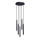 Rabalux - Candeeiro suspenso 5xG9/5W/230V preto