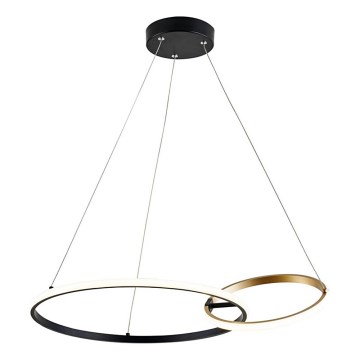 Rabalux - Candeeiro suspenso LED LED/36W/230V preto/dourado