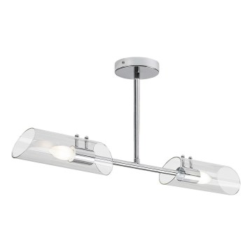 Rabalux - Candeeiro suspenso para casa de banho 2xE14/12W/230V IP44 cromado brilhante