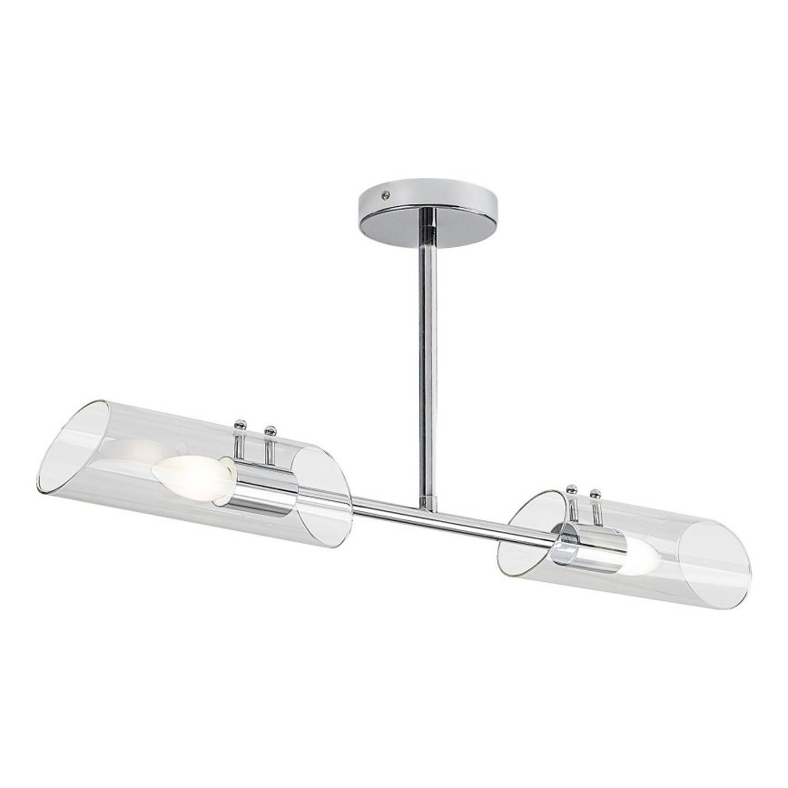 Rabalux - Candeeiro suspenso para casa de banho 2xE14/12W/230V IP44 cromado brilhante