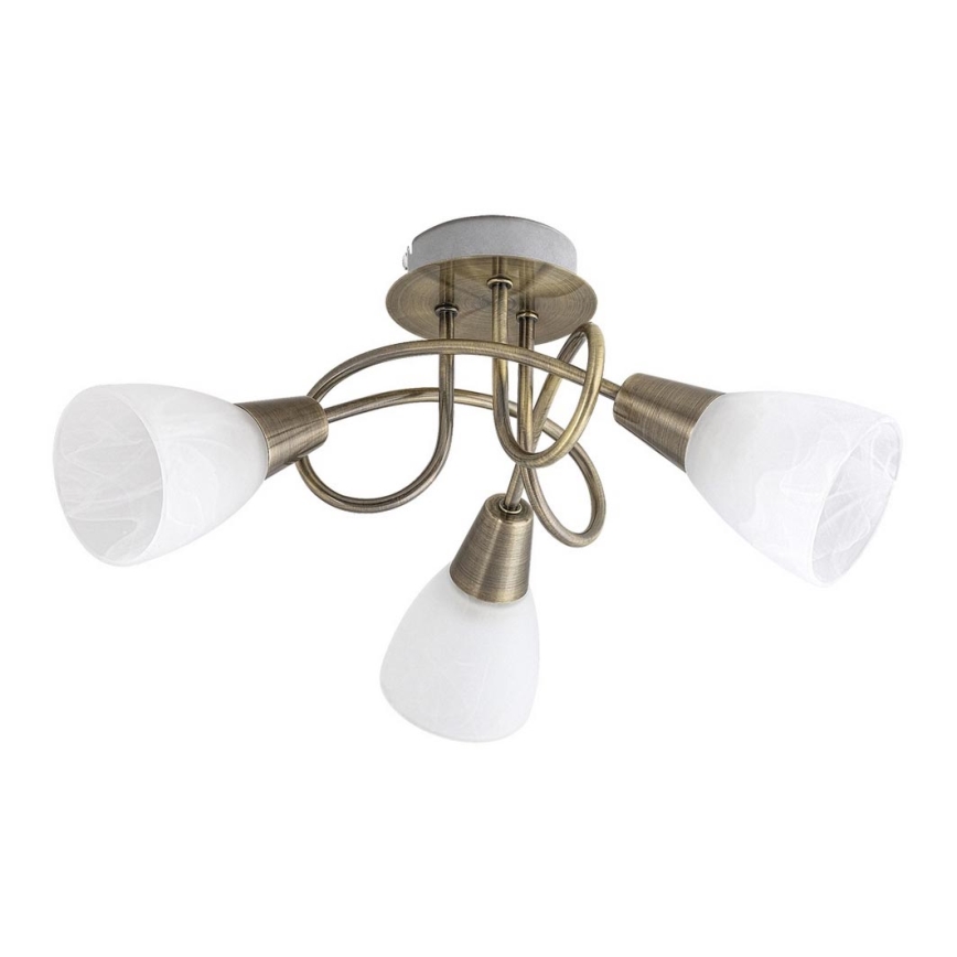 Rabalux - Candelabro integrado 3xE14/40W/230V bronze