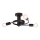 Rabalux - Candelabro integrado 3xE27/15W/230V preto antigo