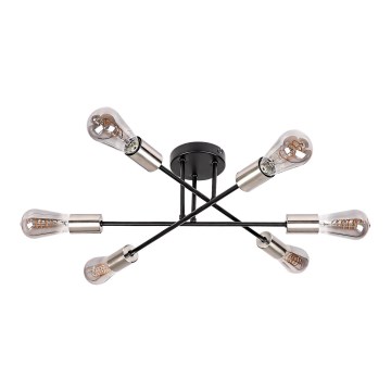 Rabalux - Candelabro integrado 6xE27/25W/230V