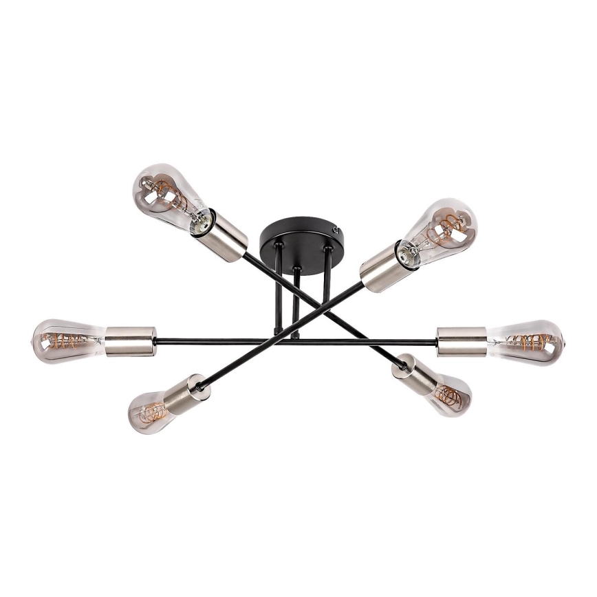 Rabalux - Candelabro integrado 6xE27/25W/230V