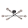 Rabalux - Candelabro integrado 6xE27/25W/230V