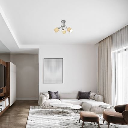 Rabalux - Candelabro montado à superfície 3xE14/25W/230V