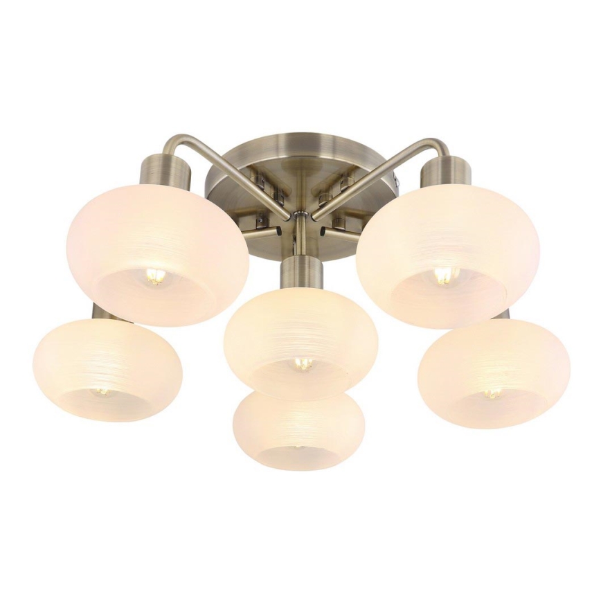 Rabalux - Candelabro montado à superfície 6xE14/40W/230V
