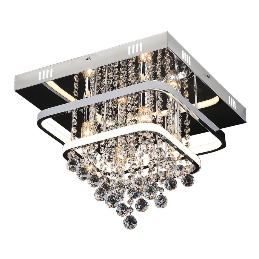 Rabalux - Candelabro montado à superfície de cristal LED/36W/230V + 4xE14/40W