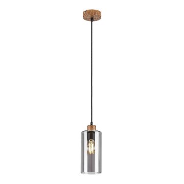 Rabalux - Candelabro suspenso 1xE27/25W/230V carvalho