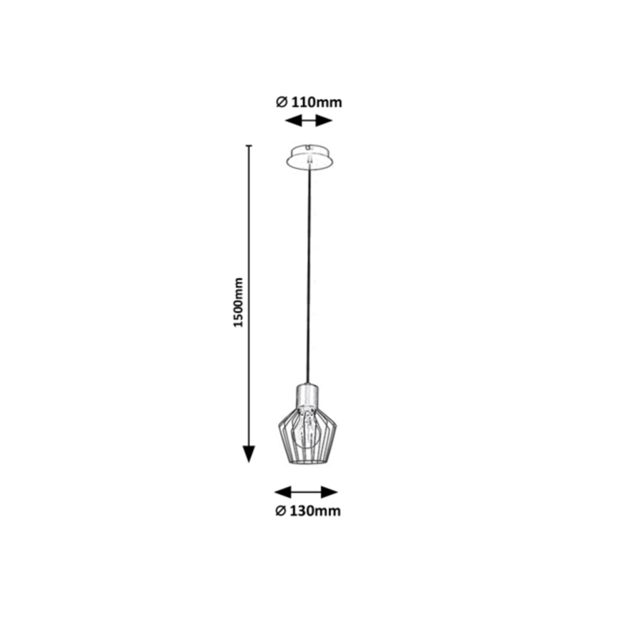 Rabalux - Candelabro suspenso 1xE27/40W/230V