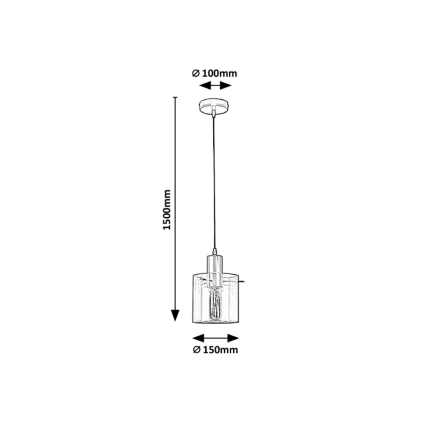 Rabalux - Candelabro suspenso 1xE27/40W/230V
