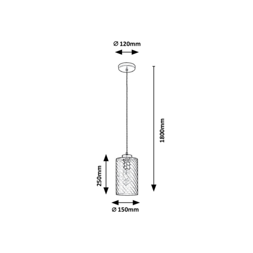 Rabalux - Candelabro suspenso 1xE27/40W/230V