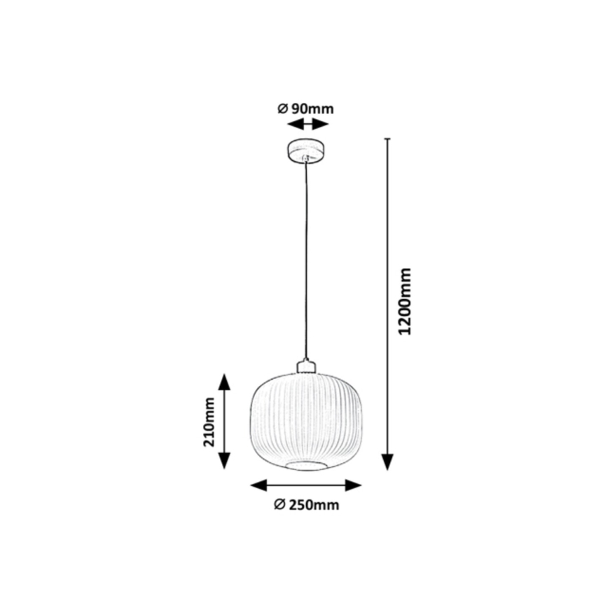Rabalux - Candelabro suspenso 1xE27/60W/230V