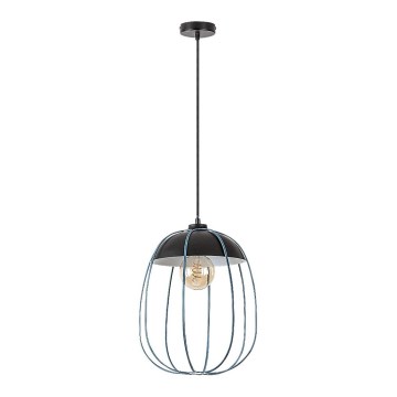 Rabalux - Candelabro suspenso 1xE27/60W/230V preto/azul