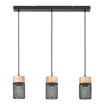 Rabalux - Candelabro suspenso 3xE27/25W/230V faia