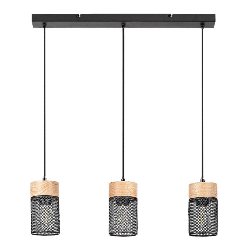 Rabalux - Candelabro suspenso 3xE27/25W/230V faia