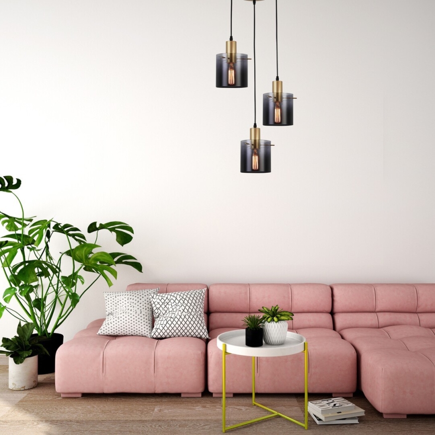 Rabalux - Candelabro suspenso 3xE27/40W/230V
