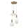 Rabalux - Candelabro suspenso 3xE27/60W/230V
