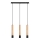 Rabalux - Candelabro suspenso 3xGU10/50W/230V faia