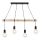 Rabalux - Candelabro suspenso 4xE27/40W/230V eucalipto