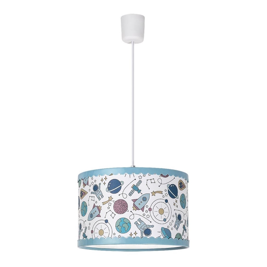Rabalux - Candelabro suspenso de criança 1xE27/40W/230V azul