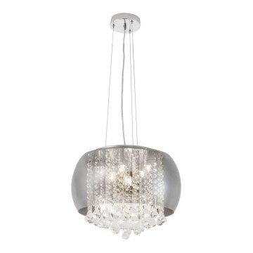 Rabalux - Candelabro suspenso de cristal 6xG9/40W/230V