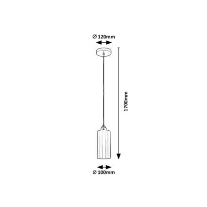Rabalux - Candelabro suspenso E27/40W/230V