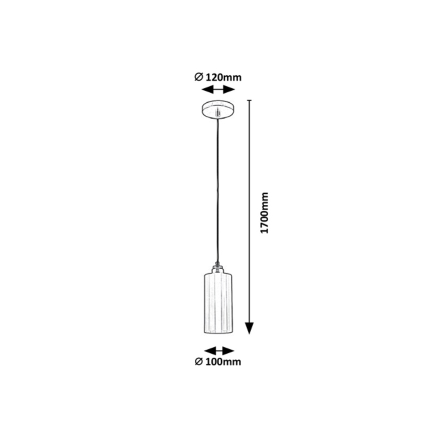 Rabalux - Candelabro suspenso E27/40W/230V