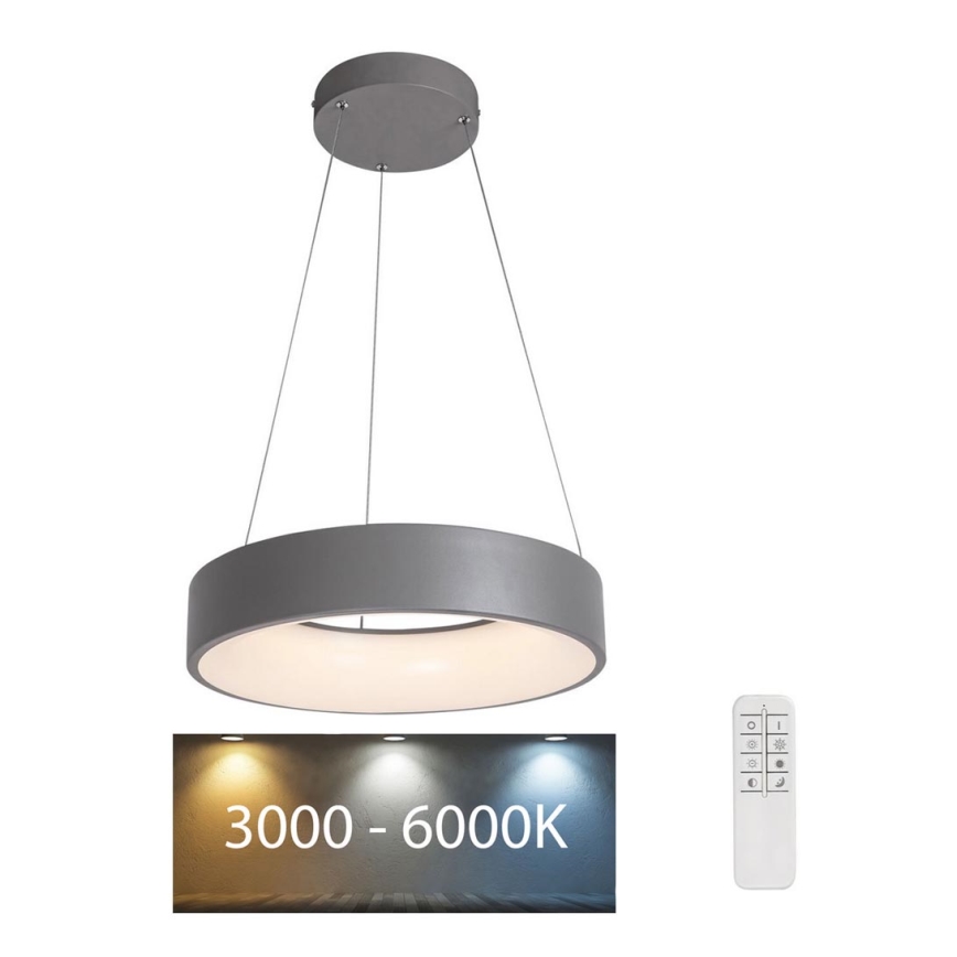 Rabalux - Candelabro suspenso LED com regulação LED/24W/230V redondo 3000-6000K + CR