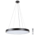 Rabalux - Candelabro suspenso LED com regulação LED/60W/230V 3000-6000K preto + controlo remoto