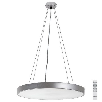 Rabalux - Candelabro suspenso LED com regulação LED/60W/230V prateado 3000-6000K + controlo remoto