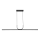 Rabalux - Candelabro suspenso LED LED/25W/230V 3000K preto