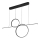 Rabalux - Candelabro suspenso LED LED/48W/230V