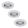 Rabalux - CONJUNTO 3xLED Iluminação embutida 3xGU10/3W/230V IP40