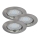 Rabalux - CONJUNTO 3xLED Iluminação embutida 3xGU10/3W/230V IP40