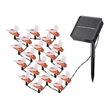 Rabalux - Corrente solar LED 20xLED/0,06W/1,2V IP44