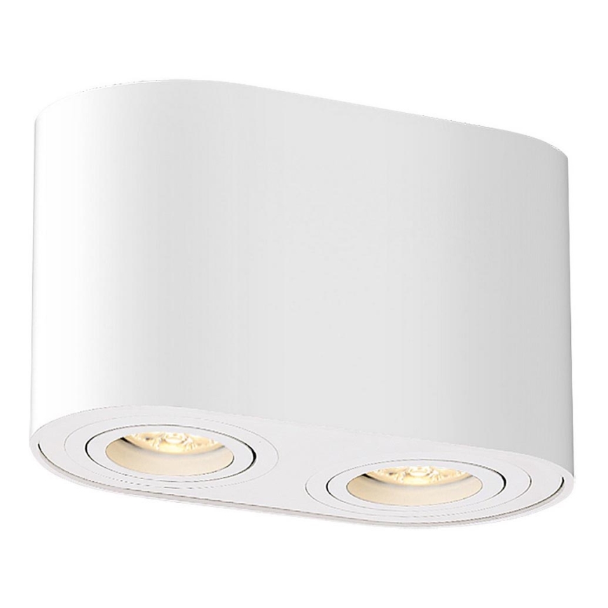 Rabalux - Foco 2xGU10/42W/230V branco
