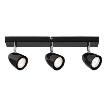 Rabalux - Foco 3xGU10/5W/230V preto