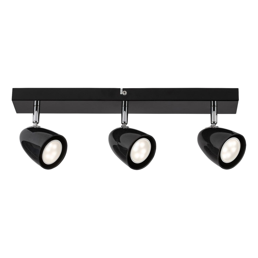 Rabalux - Foco 3xGU10/5W/230V preto