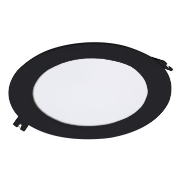 Rabalux - Foco de encastrar LED LED/12W/230V diâmetro 17 cm preto