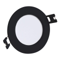 Rabalux - Foco de encastrar LED LED/3W/230V diâmetro 9 cm preto