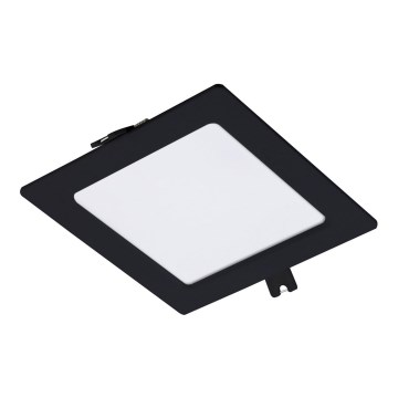 Rabalux - Foco de encastrar LED LED/6W/230V 12x12 cm preto