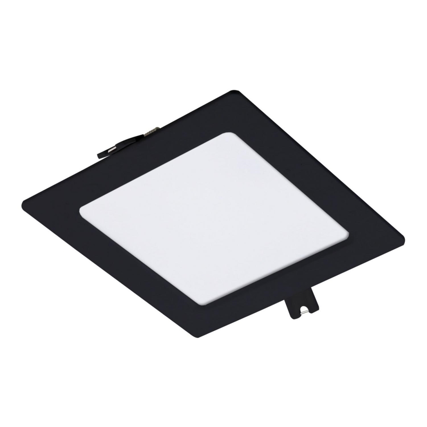 Rabalux - Foco de encastrar LED LED/6W/230V 12x12 cm preto